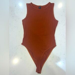 Women’s Brown Bodysuit Tank Top